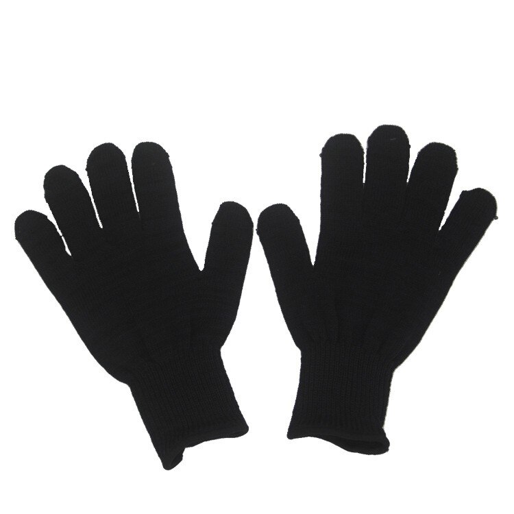 Advancethy-guante de protección del calor para peluquería, resistente al calor, alisador de pelo, rizador permanente, estilismo térmico