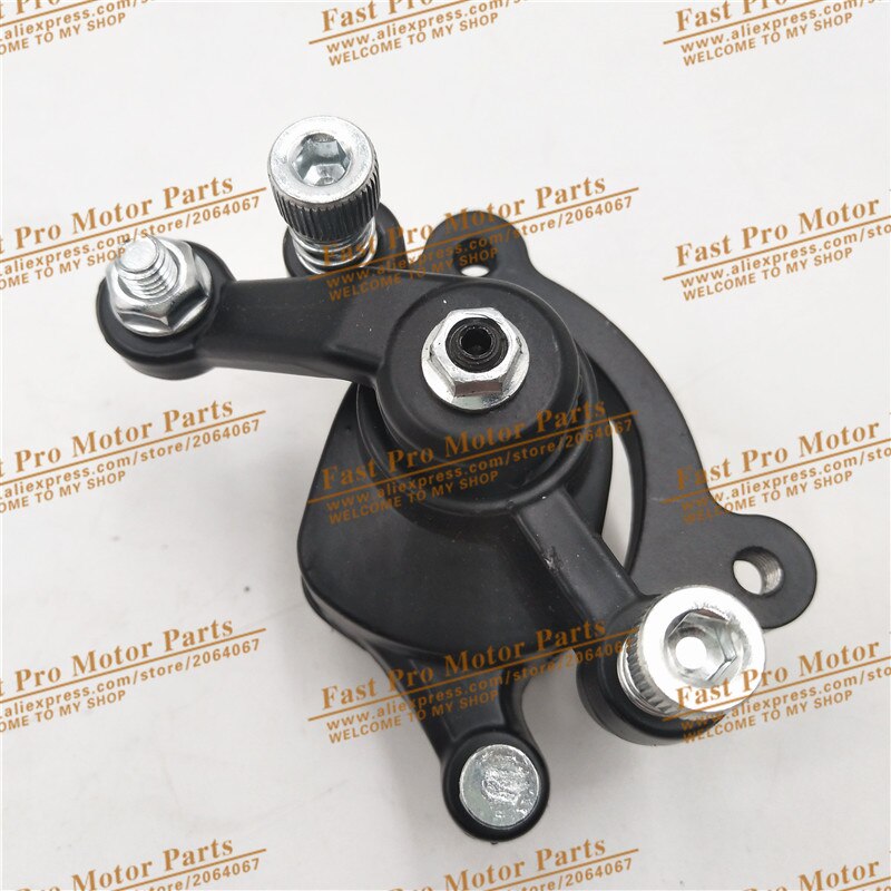 Gas Elektrische Scooter Remschijf 140 Mm/120 Mm Voor 47cc 49cc 2 Takt Pocket Bike Mini Dirt Bike atv Quad Mini Motorfiets: Front brake Black