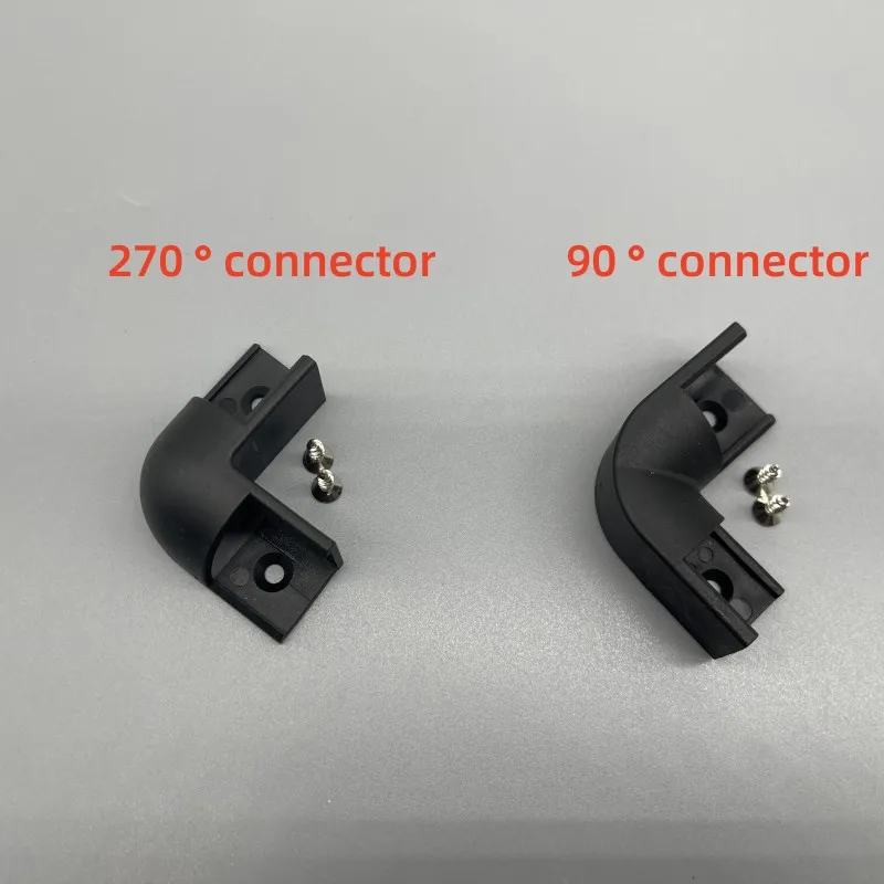 Connecteur de profil en aluminium d'angle LED, coin intérieur et extérieur de 90/270/180 degrés, menuisier de canal en aluminium 1616V pour systèmes d'éclairage