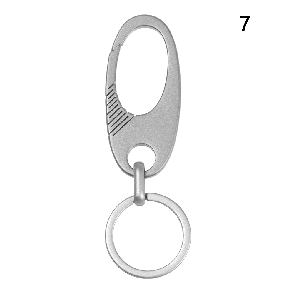 Luxe Real Titanium Hoge Ultra Lichtgewicht Edc Sleutelhangers Mannen Sleutelhangers Sieraden Houders Sleutelhanger Klimmen Accessoires: 7
