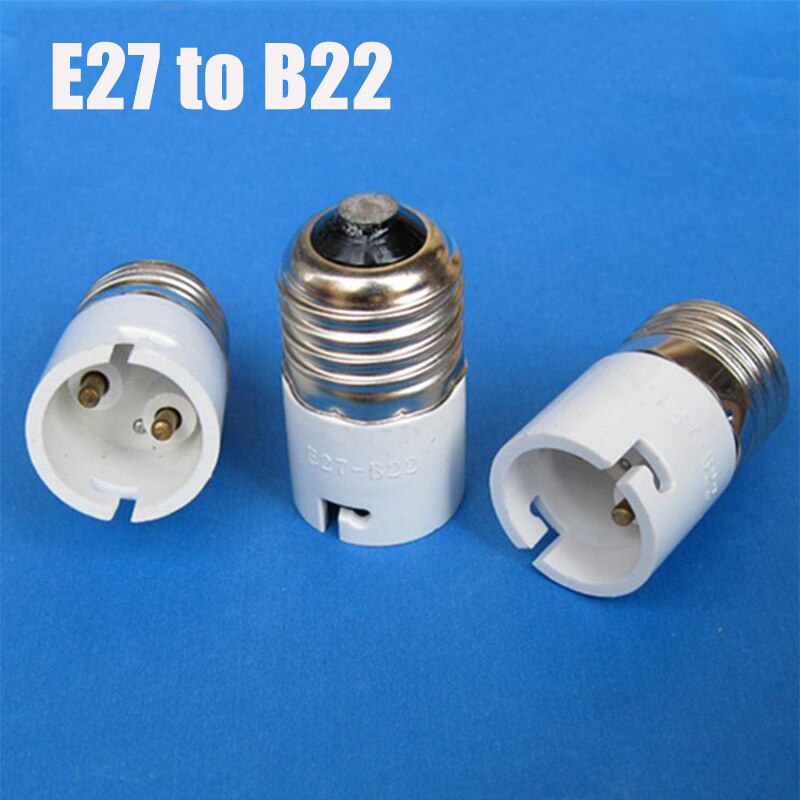 2 Pcs E27 Om B22 Lamp Holder Converters Lamp Socket Adapter Lamp Base Plug Lamphouder