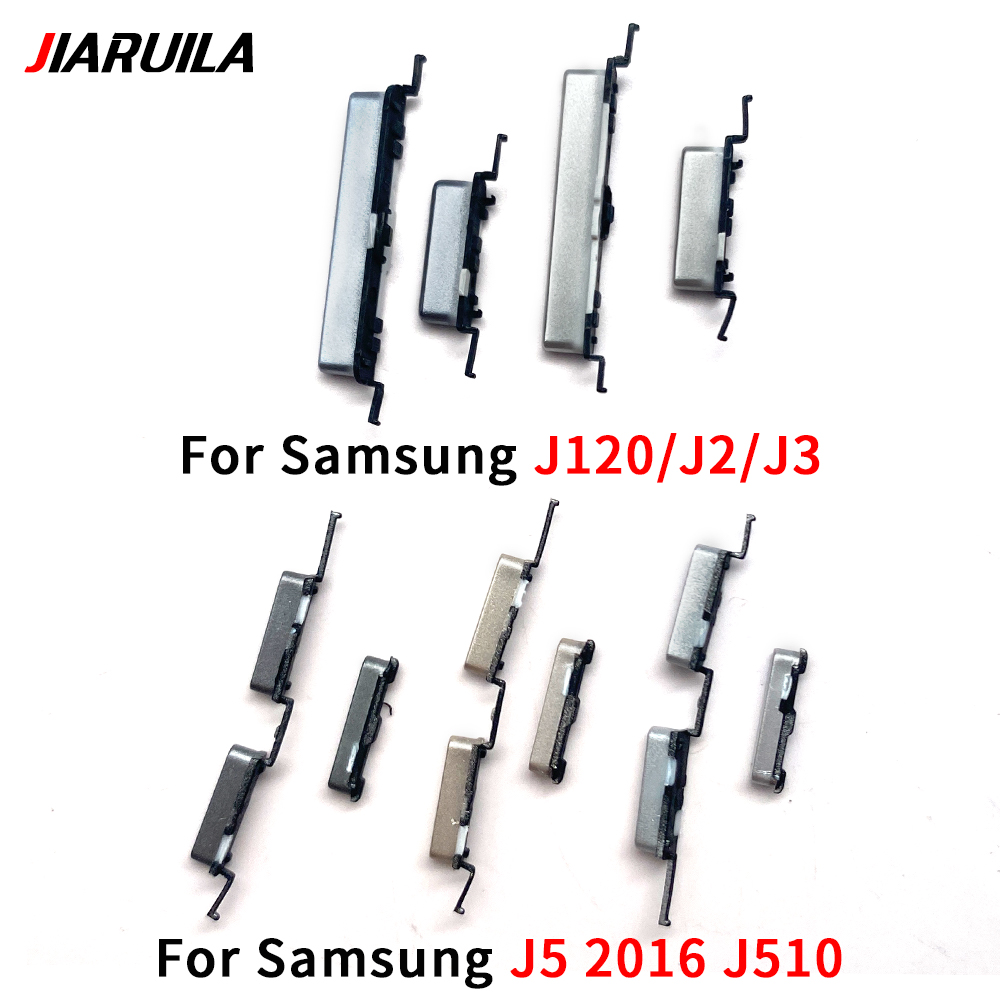 50 stk. av/på-knapp + volumknapp på siden til samsung  j5 j510 j2 j3 j600 j810 j500 j700 j7 j7 metal  j710 j7 neo
