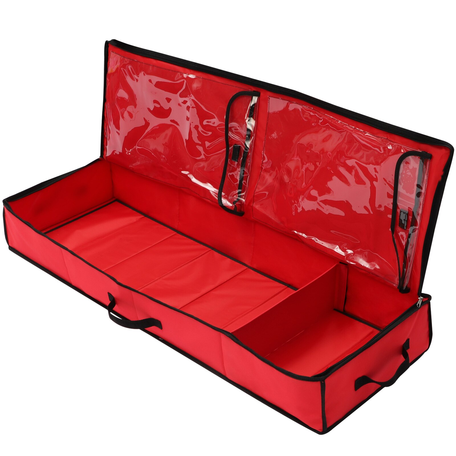 Verpackung Papier Container rot Band dauerhaft Schwarz Abnehmbare Bogen Oxford Tuch Lagerung Tasche: rot