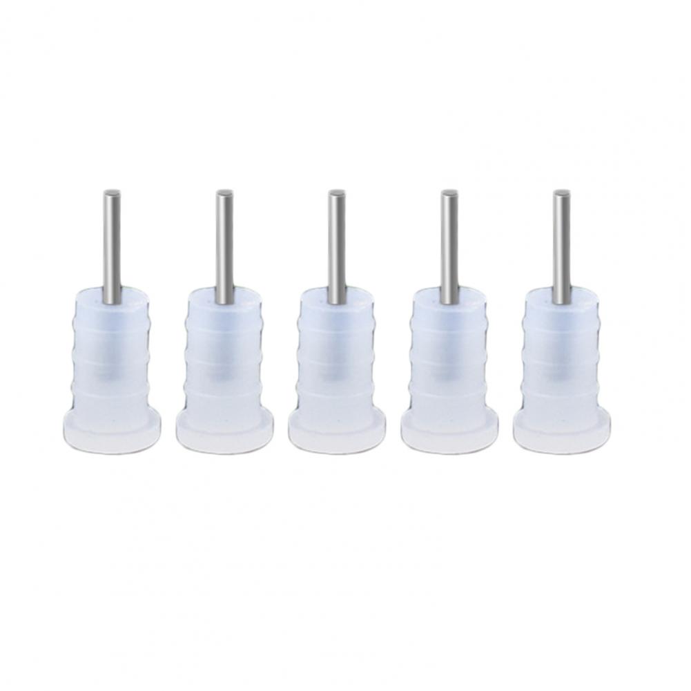 3.5mm Dust Pin Mini for Smart Phones Silicone Universal Dust Plug 5Pcs Multipurpose Jack for Smart Phones: Transparent