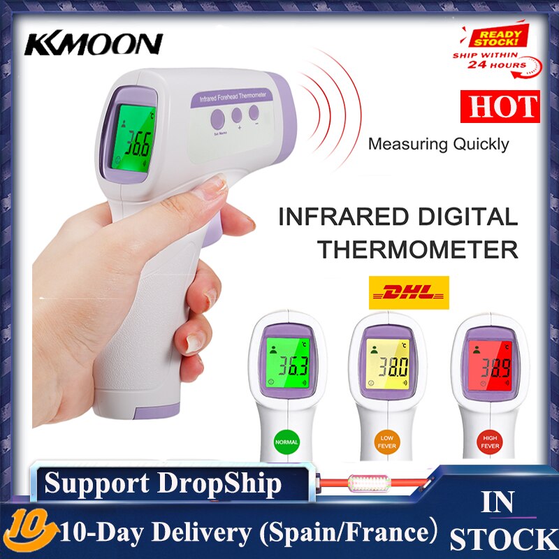 Digital Infrared Thermometer Temperature Gauge Object Non Contact Temperature Measurement Device 4 Setting Modes 99 Memories: Type 3