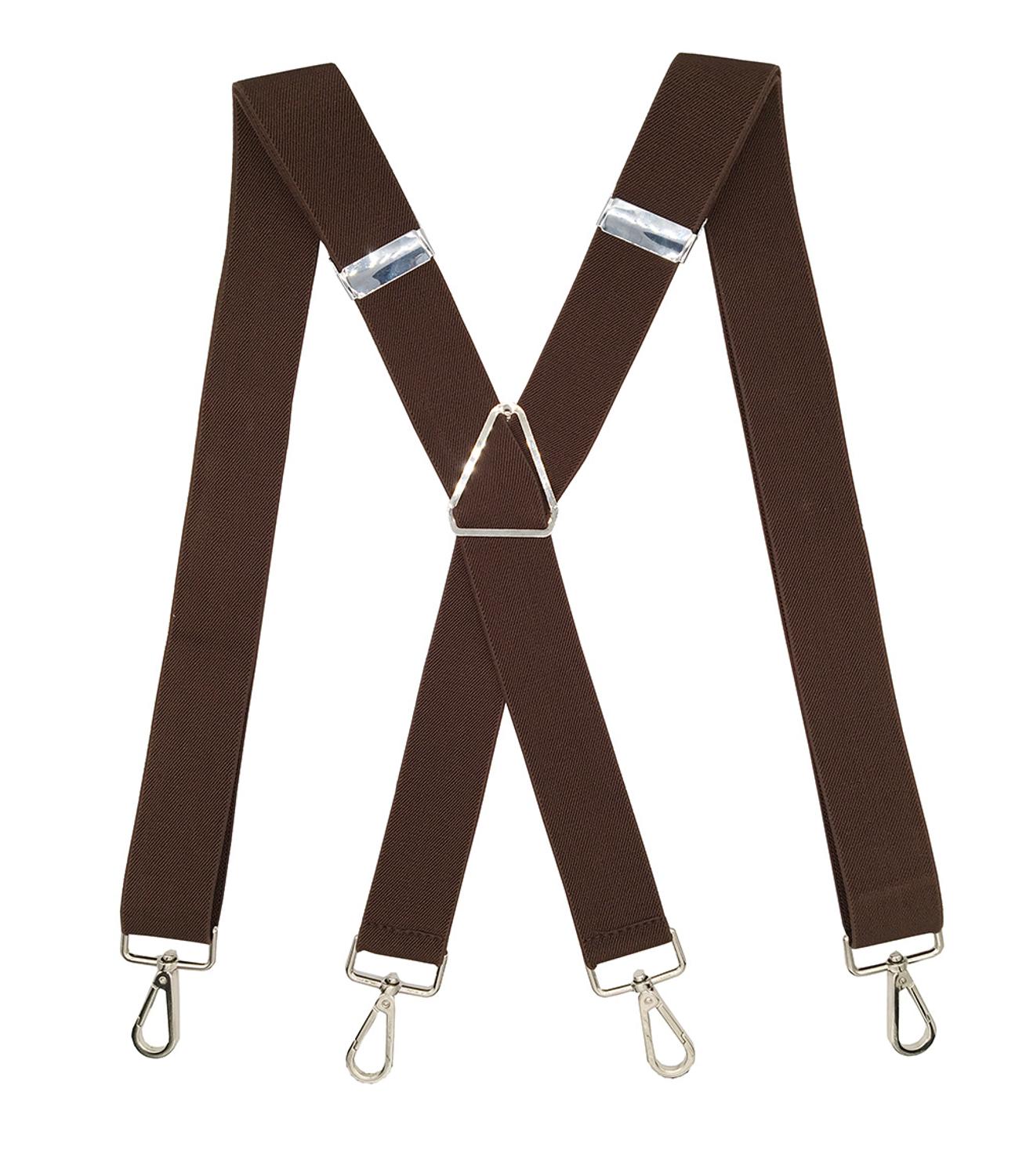 MENDENG Mens Suspenders Silver Swivel Hook Adjustable Heavy Duty Brace Boy Vintage Bronze Snap Hooks Braces Groomsmen