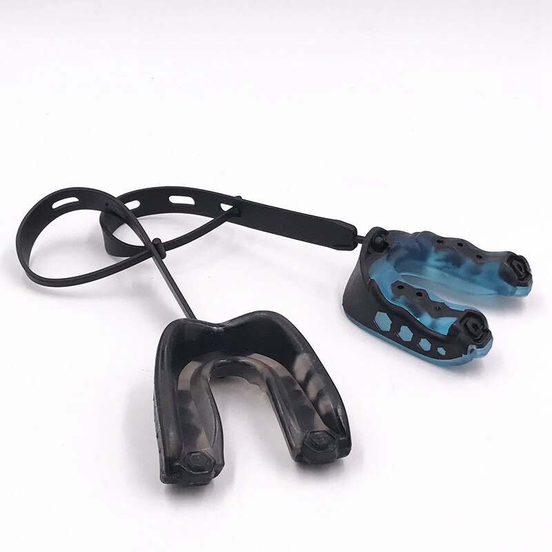 Rugby Mond Guard Grade Tand Protector Muay Voetbal Shock Sport Gebitsbeschermer Lip Bescherming Boksen Basketbal Blauw