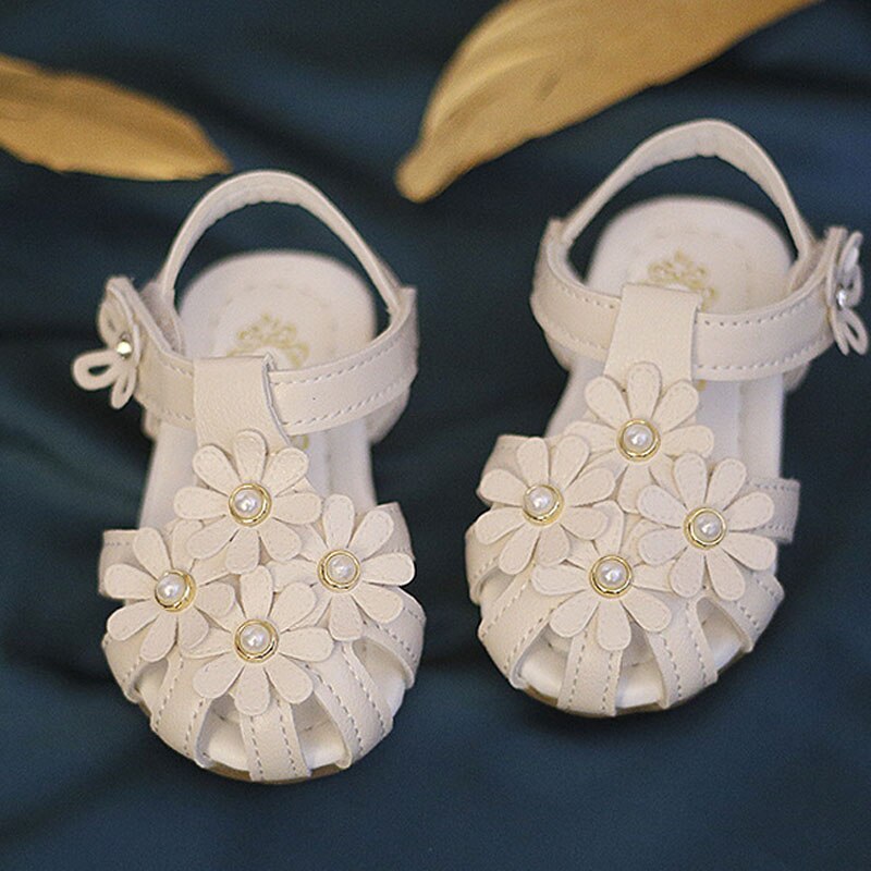 Blume Mädchen Sandalen Baby Kinder Prinzessin Strand Schuhe kinder Sandalen Für Mädchen Kleinkind Sommer Schuhe sandalia infantil