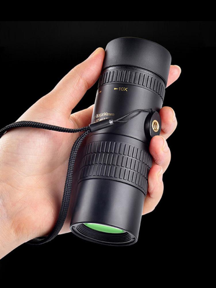 300X 40Mm Monoculaire Telescoop Compact Intrekbare Zoom Waterdicht Professionele Hd Glas Met Statief Kijken Wandelen Camping Lens