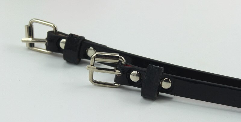 Simple Fastening Pin Buckle Belt Wear Resistant PU Leather Women Belt Waistband Adjsutable For Clothes Accessories