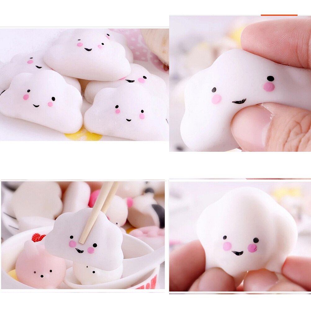 1pc Mini Cloud Soft squeeze Press Slow Rising Kawaii Bread Cake Kid Toy Squishy Hobbie Healing Toy mini
