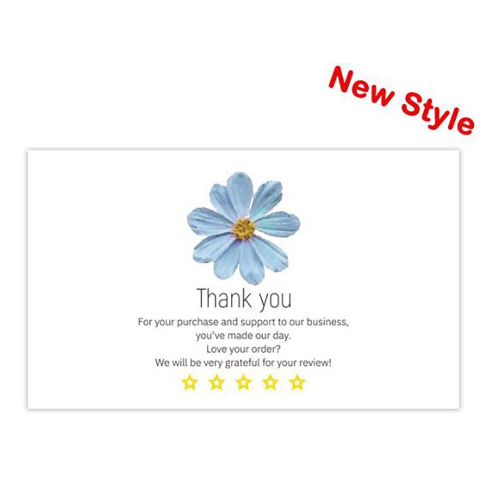 10-30pcs Thank You For Your Order Mini Card Pack Thank You For Supporting Small Business Card Multipack Small Business Note Card: QY952 / 10pcs