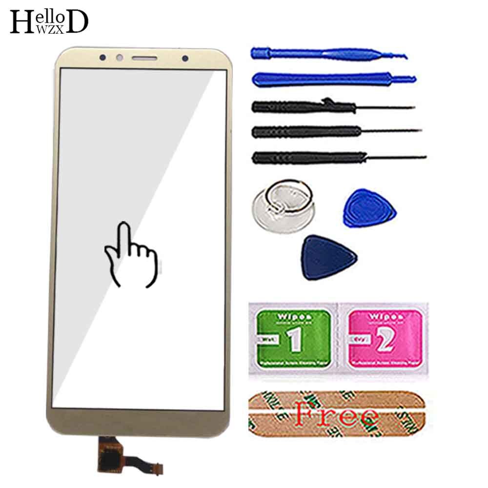 5.7'' Mobile Touch Screen Sensor For Huawei Honor 7A Pro AUM-L29 Touch Screen Digitizer Front Glass Panel: Gold With Tools