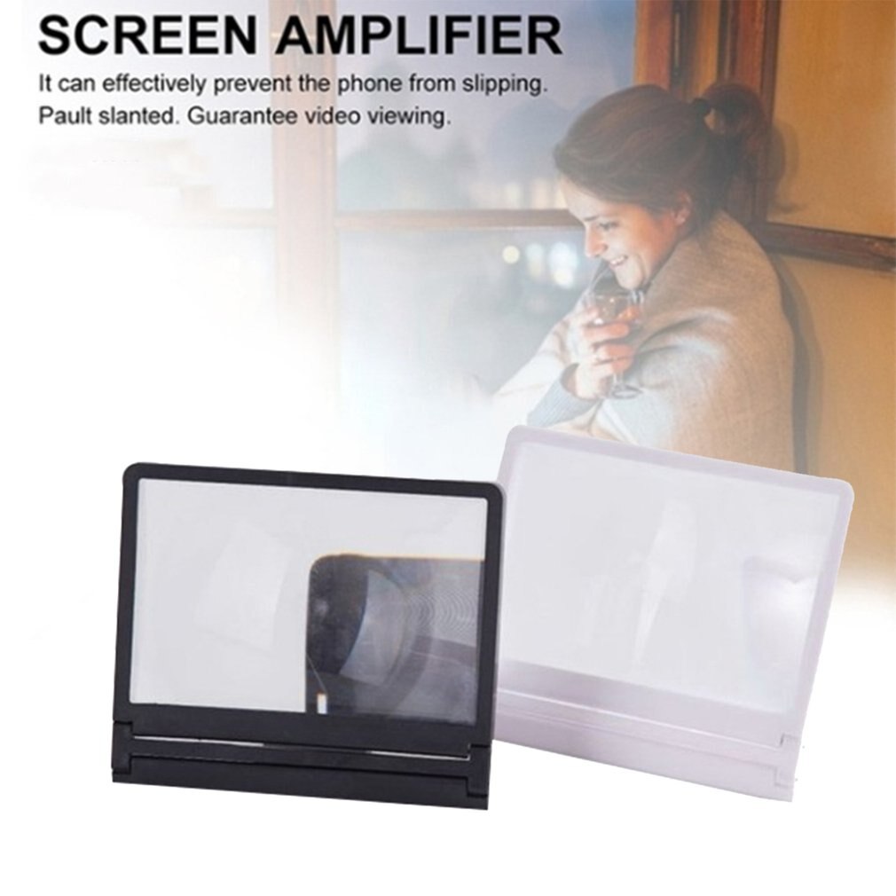 3D Mobiele Telefoon Vergrootglas Hd Video Oogbescherming Straling Bescherming Screen Vergrootglas Smart Phone Movie Telefoon Stand