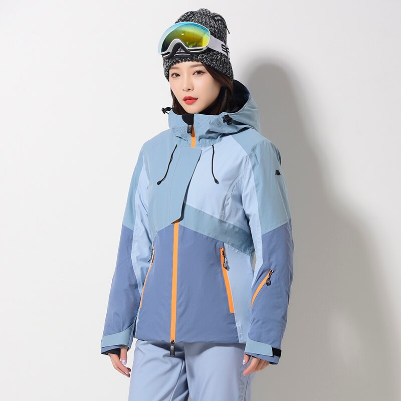 Veste de Ski d'hiver pour femme, sweat à capuche, coupe-vent, imperméable, épais, respirant, manteau de neige , vêtements d'extérieur: Default Title