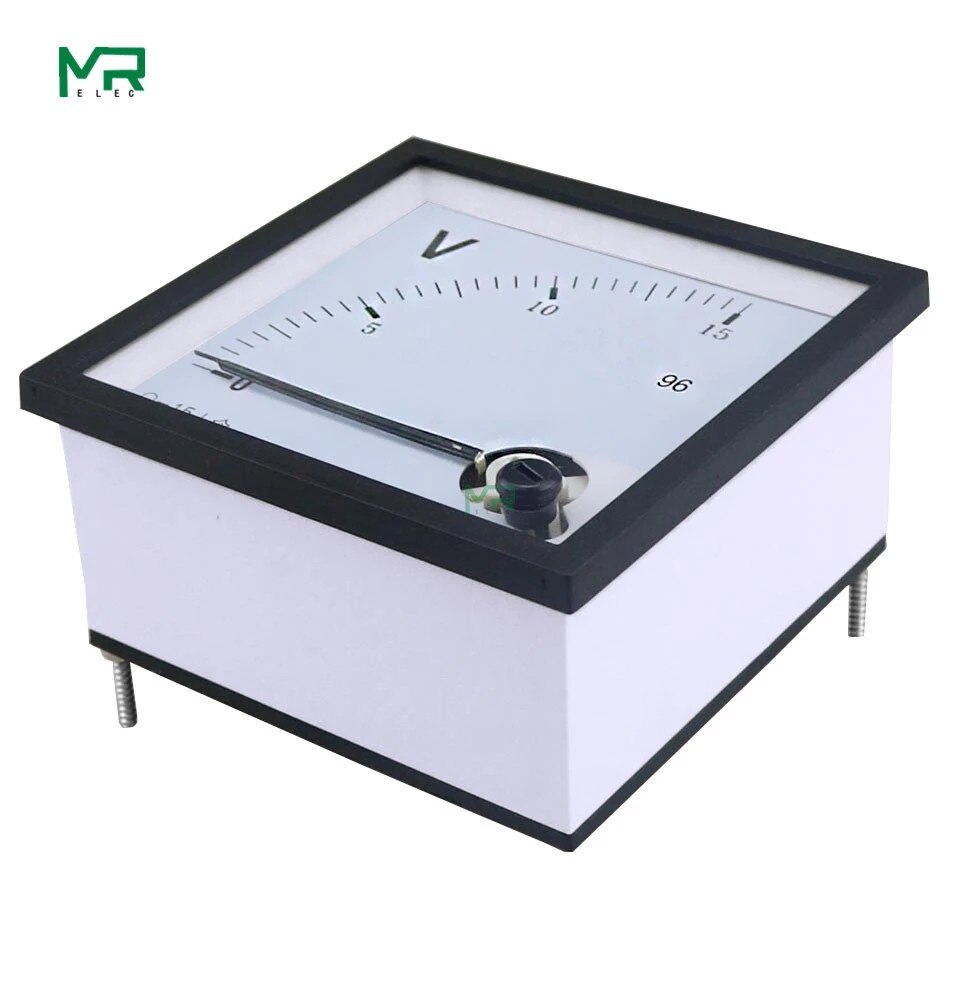 CP-96 SQ-96 CZ-96 DC5V 10V 15V 20V 30V 50V 75V100V 150V 250V 300V 450V 500V 750V Range Analog Voltmeter Gauge Panel