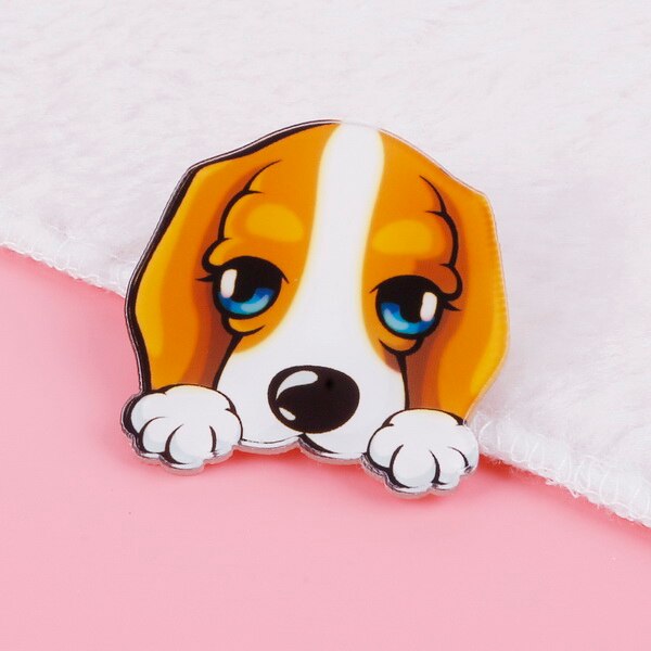 1 stk/partij Leuke Cartoon Acryl Badge Japanse Stijl Broche Voor Meisje Match Kleding Jurk Decoratie Benodigdheden: style-2