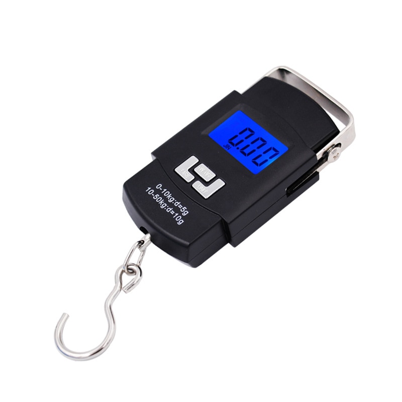 BOBI 50KG 10g Electronic Portable Digital Scale Hanging Hook Fishing Travel Double Precision Luggage Weight Scale Balance Scales