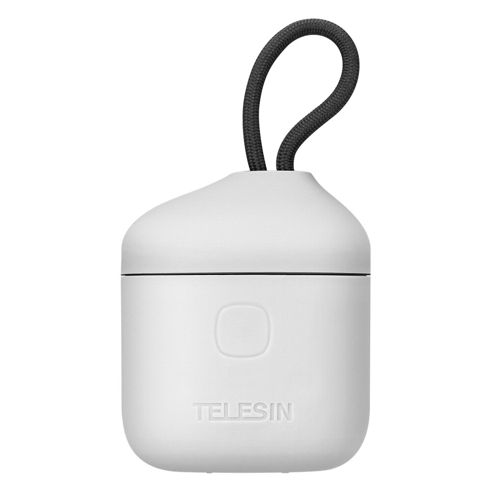 Telesin 3- pakks batteri til gopro helt 8 3 spor lader med tf-kortleser oppbevaringsladeboks til gopro helt 8 7 svart 6 5