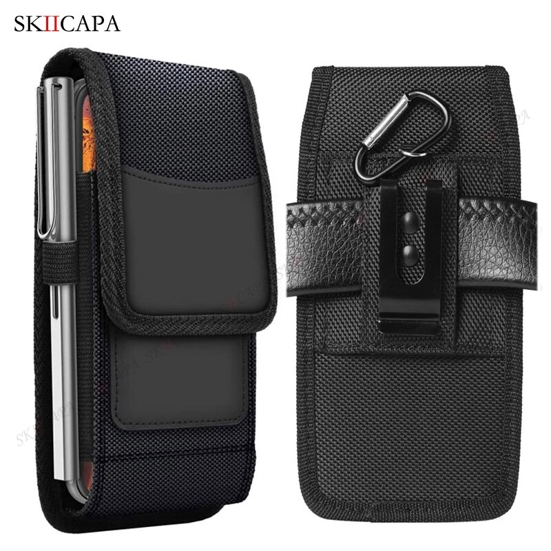 Uniwersalny Oxford tkaniny kabura telefon torba dla Nokia C01 C1 Plus X20 G20 X10 G10 C20 C10 1.4 5.4 zaczep na pasek talii etui etui na telefony