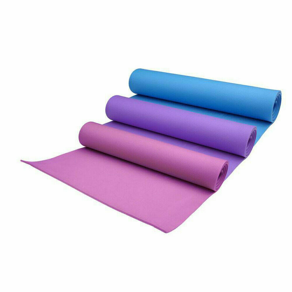 Halkfria yogamattor för fitness smaklös pilates picknick campingremmar gym fitness träningsdynor matta med bandage hotsale