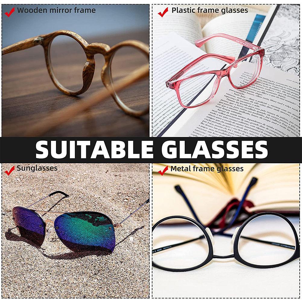 8Pc Bril Neus Stok Neus Pads Zelfklevende Lenzenvloeistof Eva Neus Pads Anti-Slip Glazen Geen Makeup Neus pads Brillen Nosepads