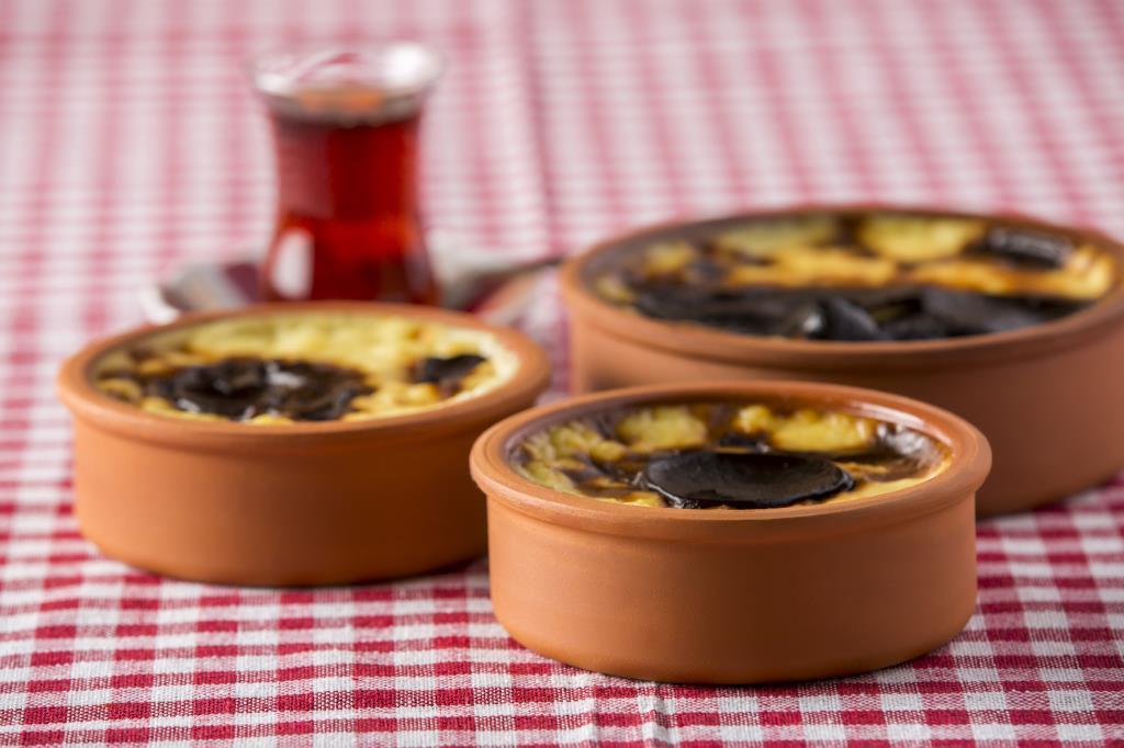 Mogán-puerto a través de cerámica 3'lü 11,5 cm cristal horno arroz Bol para pudín