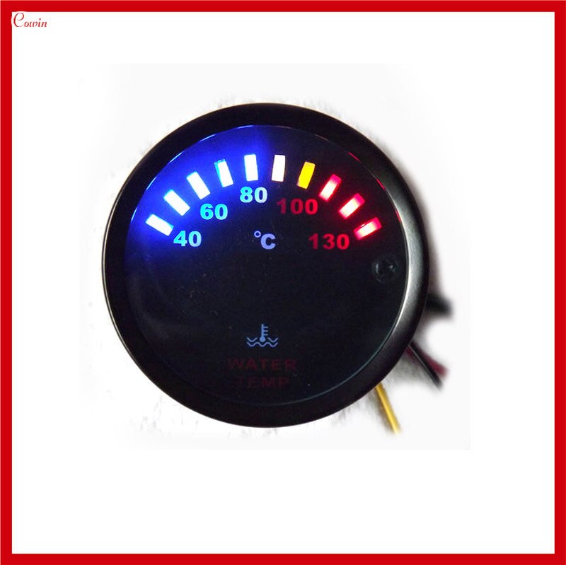 Termómetro Digital Led de 12V para coche, medidor de temperatura del agua, Sensor, para camión y motocicleta,
