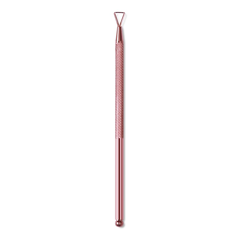Nicole Dagboek Rose Goud Zilver Roestvrij Staal Stok Staaf Uv Gel Polish Remover Nat Papier Nail Care Nail Art Tool: 1pc Rose Gold Stick