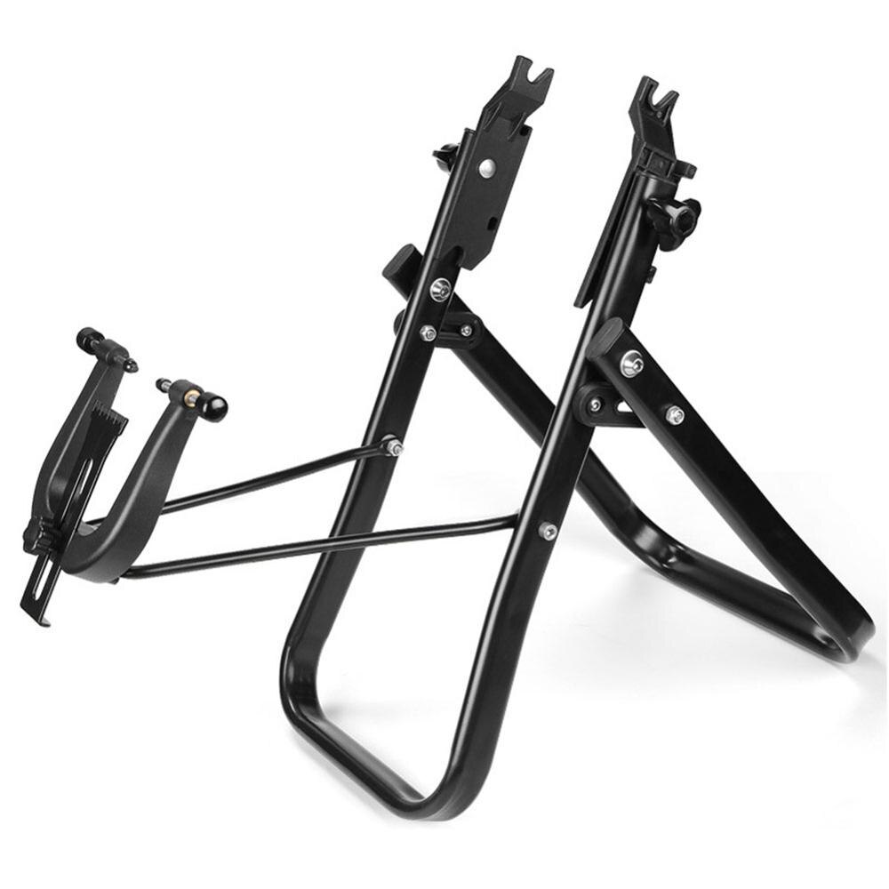 Mountain Bike Road Bike Triangle Vertical Stand Display Wheel Hub Bike Repair Stand Kickstand For Bicycle Repair Floor Stand: Default Title