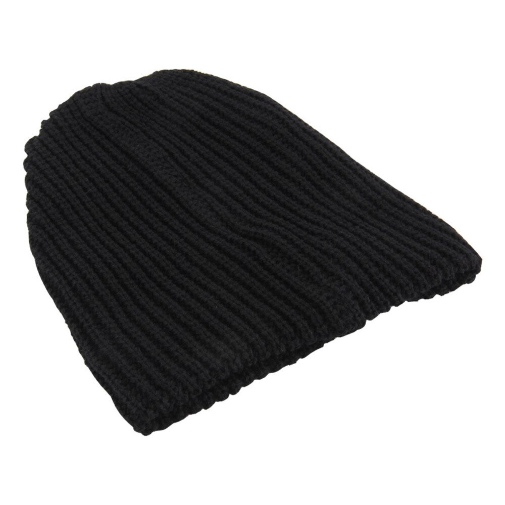 Mannen Vrouwen Warme Winter Knited Mutsen Skull Bandana Slouchy Oversized Cap Sport Hat Unisex Motorkap Doen Dropping
