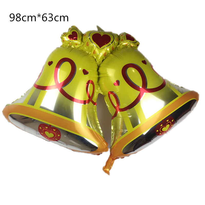 Jul lager folie ballonger pojke globos julgran ballong julfest dekorationer navidad box boll år: 5