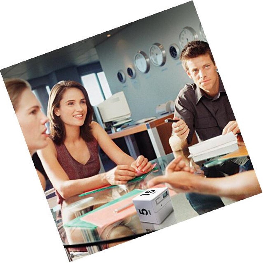 1pc Mini Clock Timer Alarm Cube Digital 5, 15, 30, 60 Minutes Time Management White Kitchen Timers