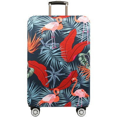 Tier druck flamingos Gepäck Schutz Abdeckungen Reise Zubehör Verdicken Elastische Anti-staub Siutcase Abdeckung Trolley Fall Abdeckung: G / M