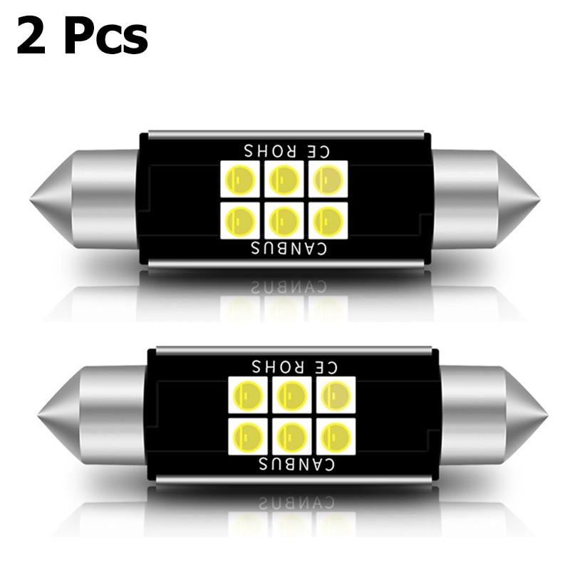Ampoule LED 3030 SMD C5W C10W pour voiture, éclairage intérieur de voiture, lampe de lecture, dôme, Canbus 12V, 1 pièce, 31mm, 36mm, 39mm, 41mm