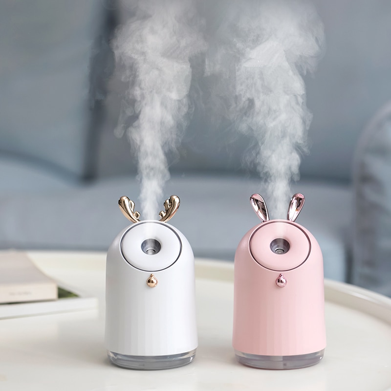 Trådløs sød luftfugter usb ultralyd aroma æterisk olie diffusor 800 mah indbygget batteri genopladeligt fogger mist maker