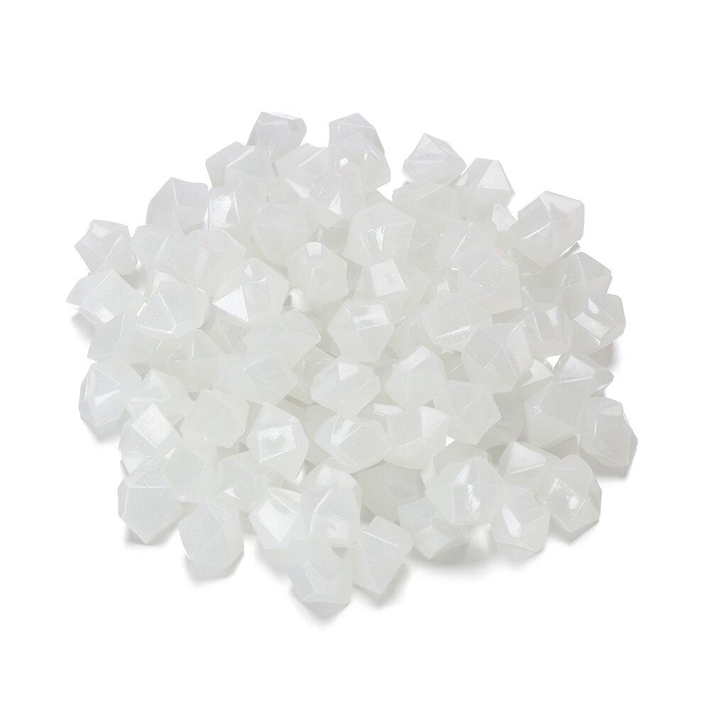 Pierre de résine lumineuse en forme irrégulière 14mm, 300 pièces/paquet, pierres colorées de décoration pour jardin et aquarium: Color  2