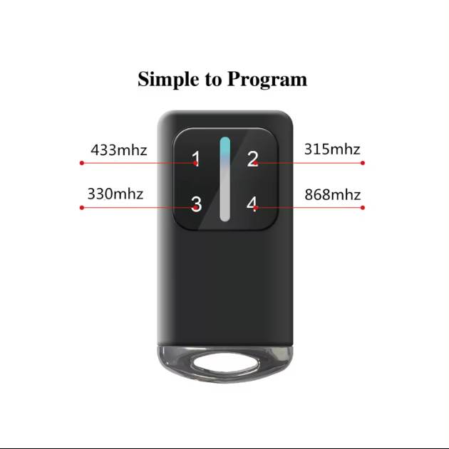 280-868Mhz Universele Rolling Code Zender Garagedeur Afstandsbediening Duplicator Voor Garagedeuropener