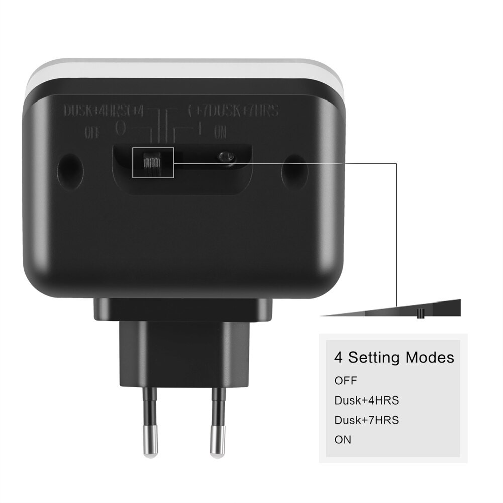 LED TV Simulator Home Security Burglar Intruder Deterrent with Light Sensor EU Plug SP99