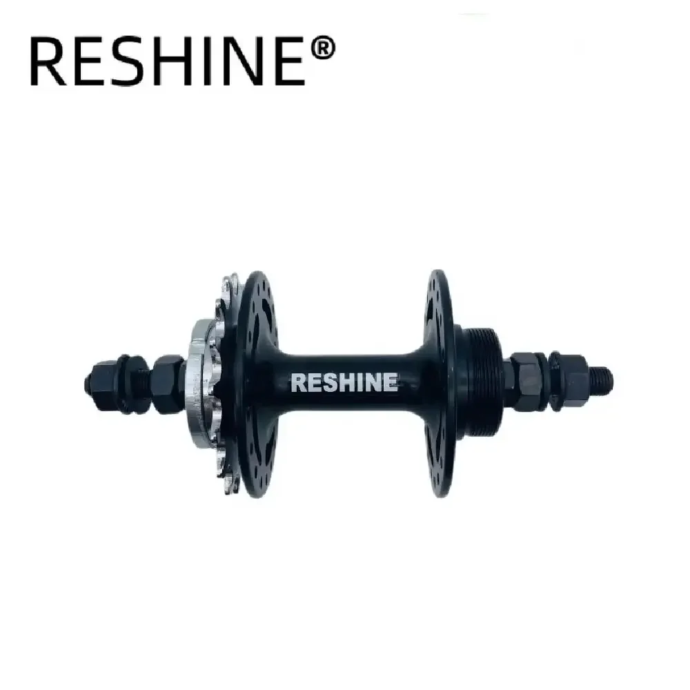 Mozzo bici a scatto fisso da 32/36 fori Mozzi bici da pista con cuscinetto asse da 3/8 "Mozzi bici da corsa a velocità singola 16/17/18t Ruota libera Fixie Parti di biciclette