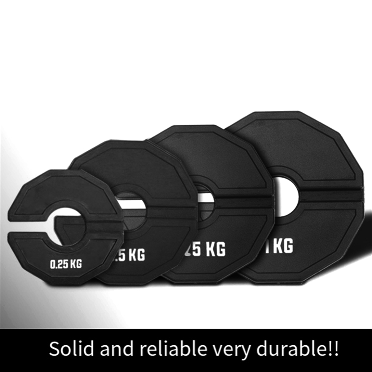 Gym Micro-Plates 0.25/0.5/1kg Dumbbell Fractional Weight Plate Rubber Fractional Weight Plates Add-on Change Weight Plate