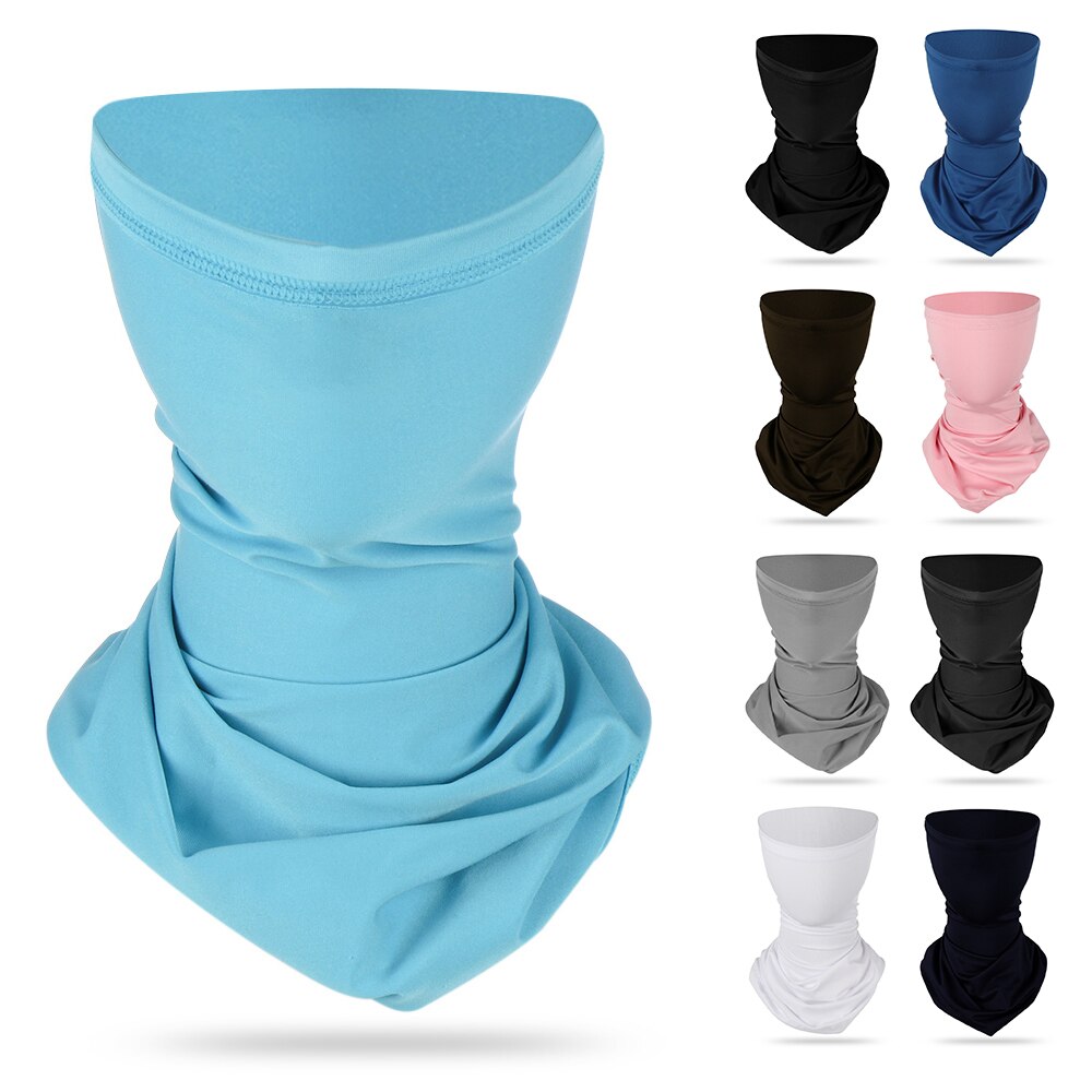 Foulard magique respirant, masque facial fin, cache-cou, bandana, cagoule de sport, cyclisme, demi-foulards