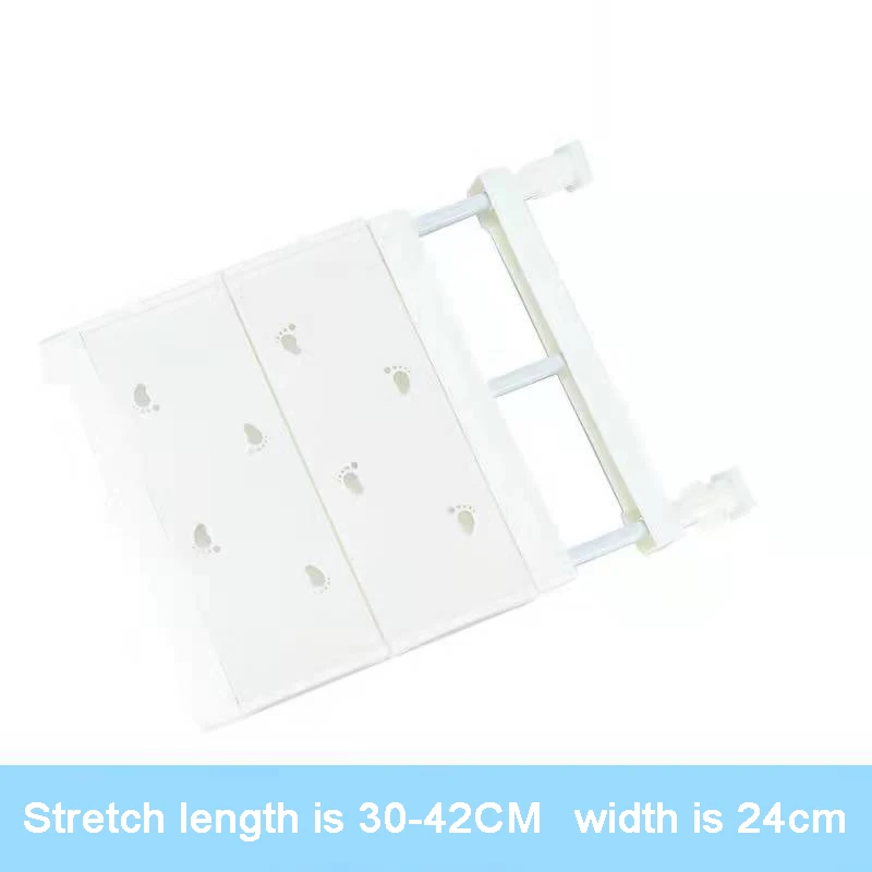 Adjustable Wardrobe Storage Shelves Clothing Closet Shelf Wall Mounted Rack for Bathroom Kitchen Cabinet Shelves Home Organizer: black