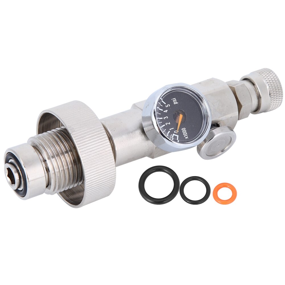 Hex Inflation Valve Stainless Steel Inflation Valve High Pressure Fire Protection Inflation Valve Diving Oxygen Cylinder