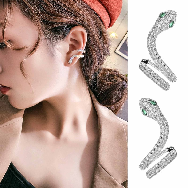 925 prata esterlina punk snake brincos para as mulheres simples ouro prata cor studs moda feminina minimalista jóias