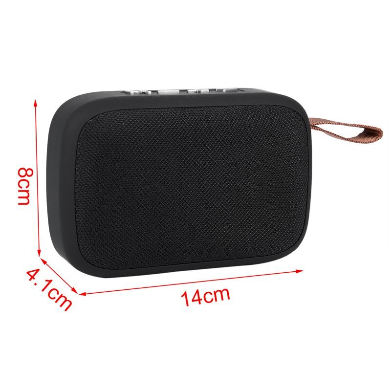 G2 Portable Bluetooth Speaker with HD o, Stereo Wireless Speakers with FM Radio, Better Bass, Support Micro-SD/TF Card / USB