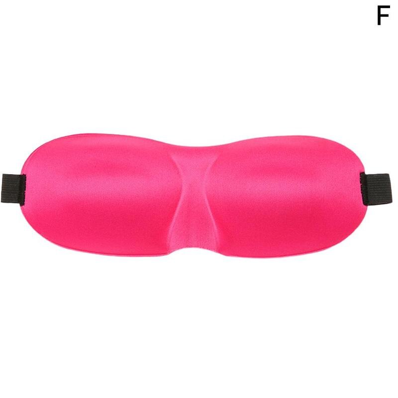 3D Sleep Mask Sleeping Eye Mask Yes / No nose Eyeshade Cover Shade Eye Patch Women Men Soft Portable Blindfold Travel Eyepatch: F