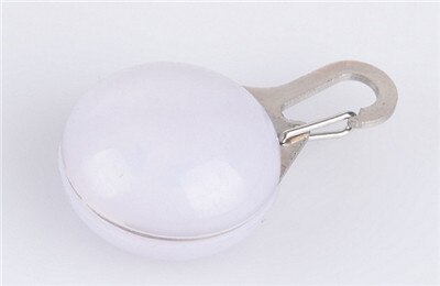 Collier lumineux pour chiens bon marché | N06, pendentifs pour chiens de compagnie, collier à Led clignotant, accessoires lumineux, Para Cachorro bibelots pour animaux: White