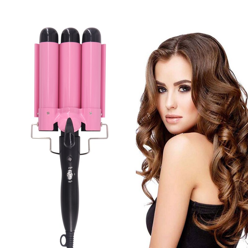 Hair Curling Iron 25mm Ceramic Triple Barrel Hair Curler Irons Hair Wave Waver Styling Tools Hair Styler Wand