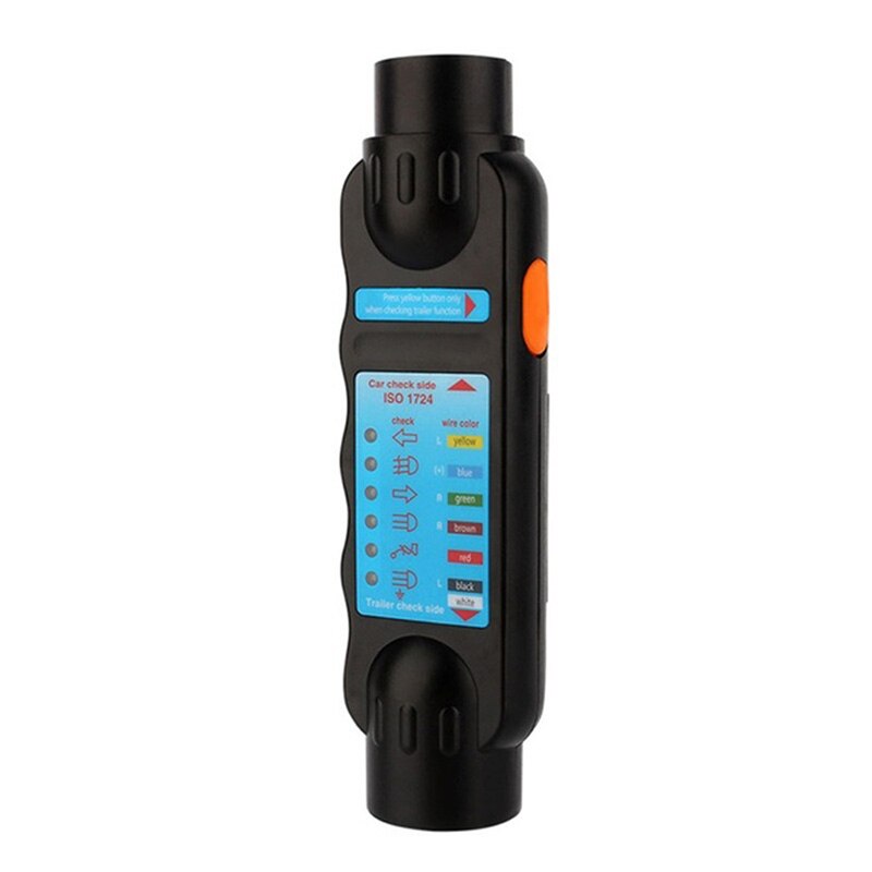 Car Truck Trailer Plug Mainly Durable Socket Tester Wiring Circuit Light Test Tool 12V 7-Pin